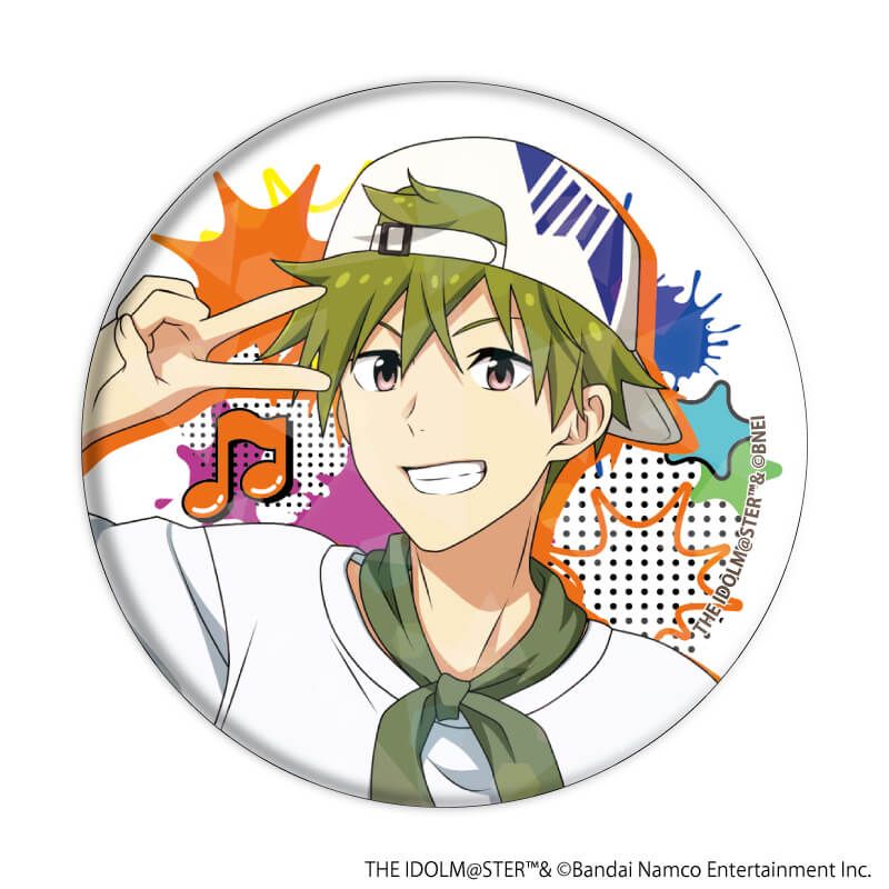 ホログラム缶バッジ(57mm)「アイドルマスター SideM」03/コンプリートセット(全5種)(描き下ろしイラスト)