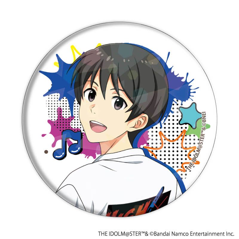 ホログラム缶バッジ(57mm)「アイドルマスター SideM」03/コンプリートセット(全5種)(描き下ろしイラスト)