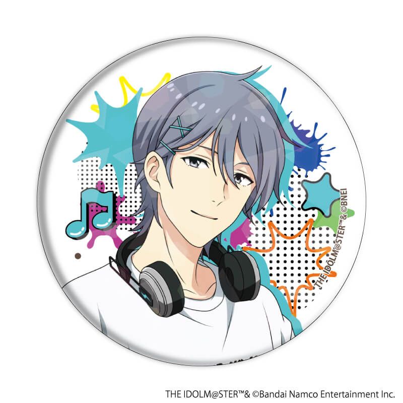 ホログラム缶バッジ(57mm)「アイドルマスター SideM」03/コンプリートセット(全5種)(描き下ろしイラスト)