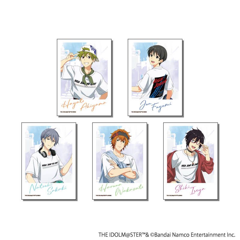 インスタントフォト風カード「アイドルマスター SideM」01/トレーディング(5種)(描き下ろしイラスト)
