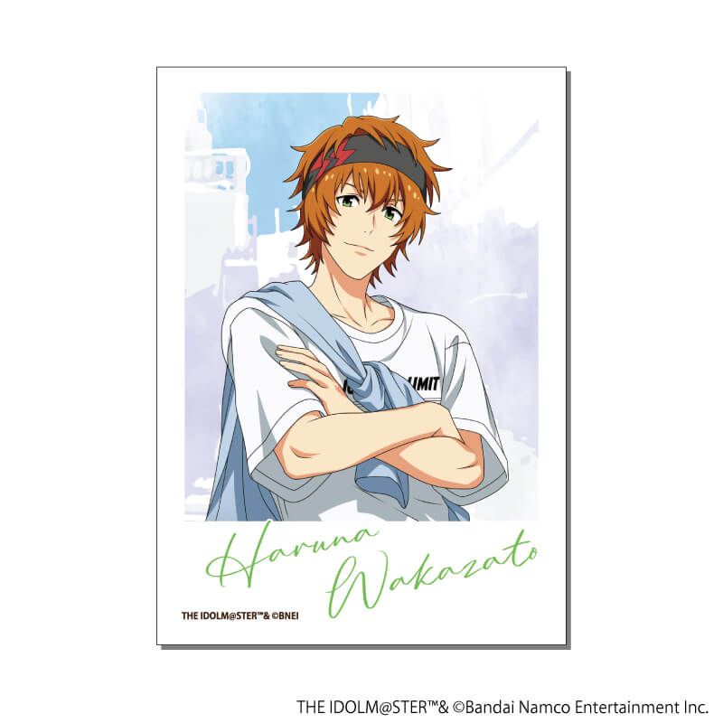 インスタントフォト風カード「アイドルマスター SideM」01/トレーディング(5種)(描き下ろしイラスト)