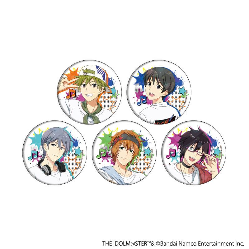 ホログラム缶バッジ(57mm)「アイドルマスター SideM」03/トレーディング(5種)(描き下ろしイラスト)