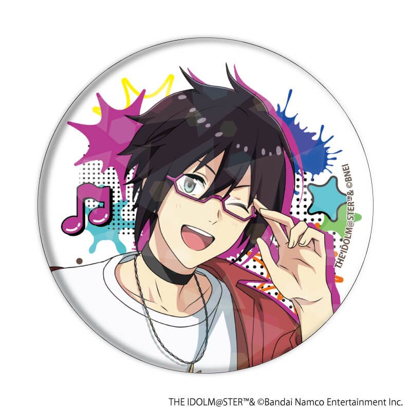 ホログラム缶バッジ(57mm)「アイドルマスター SideM」03/トレーディング(5種)(描き下ろしイラスト)
