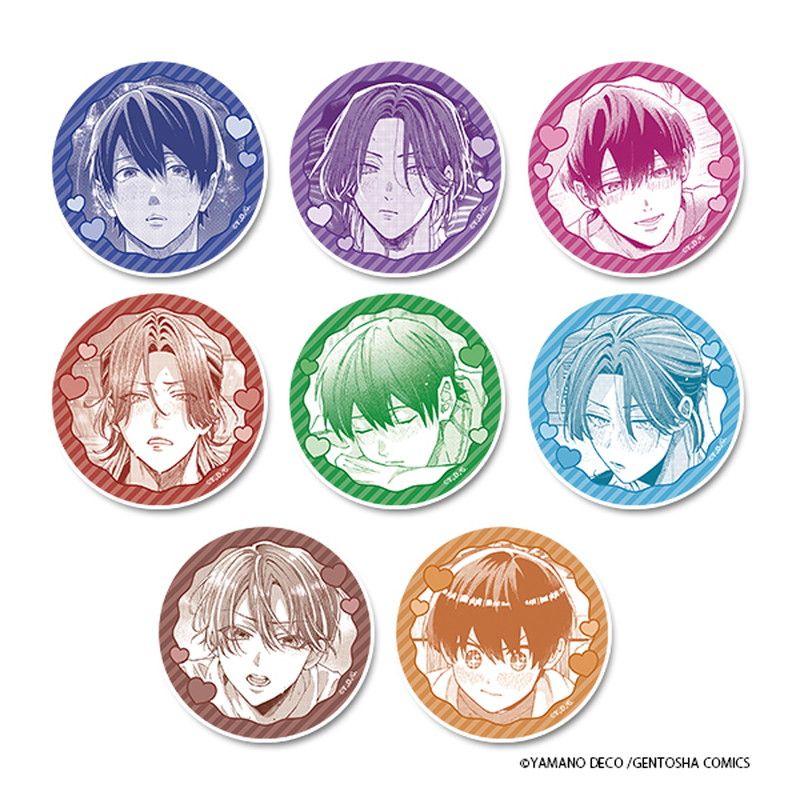 しゅきしゅきMAXハート トレーディング原作コマ缶バッジ（BOX)