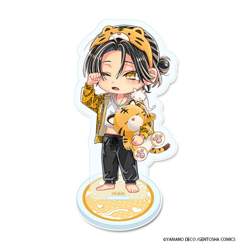 しゅきしゅきMAXハート 山野でこ先生 描き下ろし ちびキャラアクリルスタンド【菖蒲 虎幸】パジャマver.