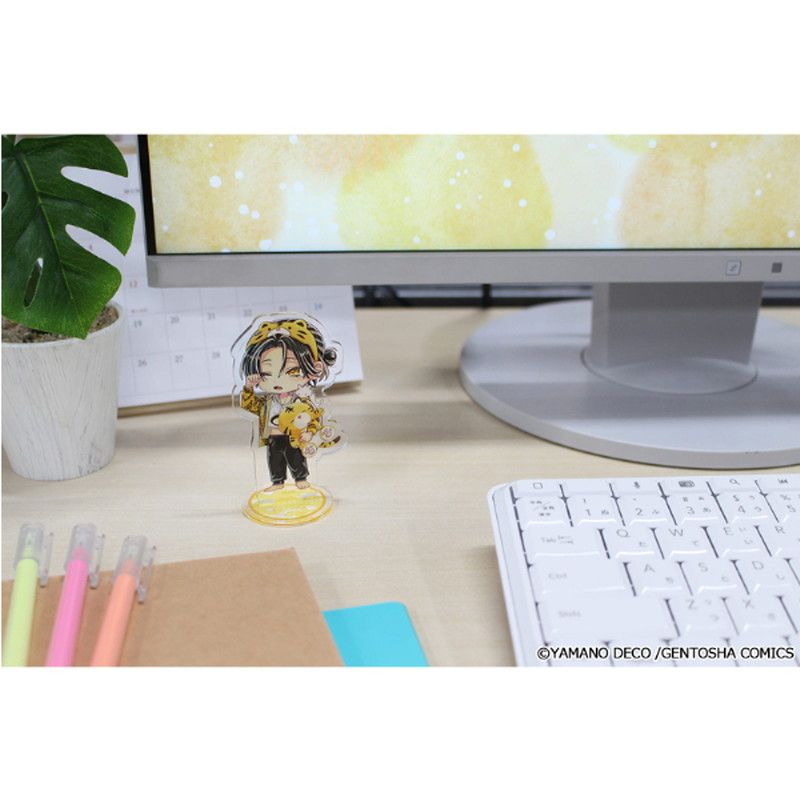 しゅきしゅきMAXハート 山野でこ先生 描き下ろし ちびキャラアクリルスタンド【菖蒲 虎幸】パジャマver.