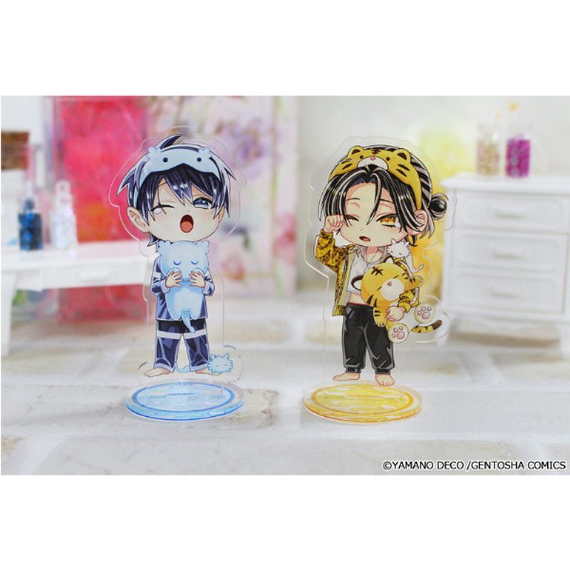 しゅきしゅきMAXハート 山野でこ先生 描き下ろし ちびキャラアクリルスタンド【菖蒲 虎幸】パジャマver.