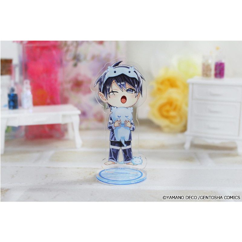 しゅきしゅきMAXハート 山野でこ先生 描き下ろし ちびキャラアクリルスタンド【水走 龍仁】パジャマver.