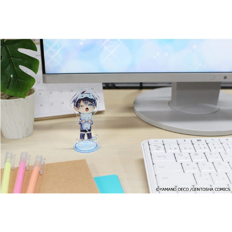 しゅきしゅきMAXハート 山野でこ先生 描き下ろし ちびキャラアクリルスタンド【水走 龍仁】パジャマver.