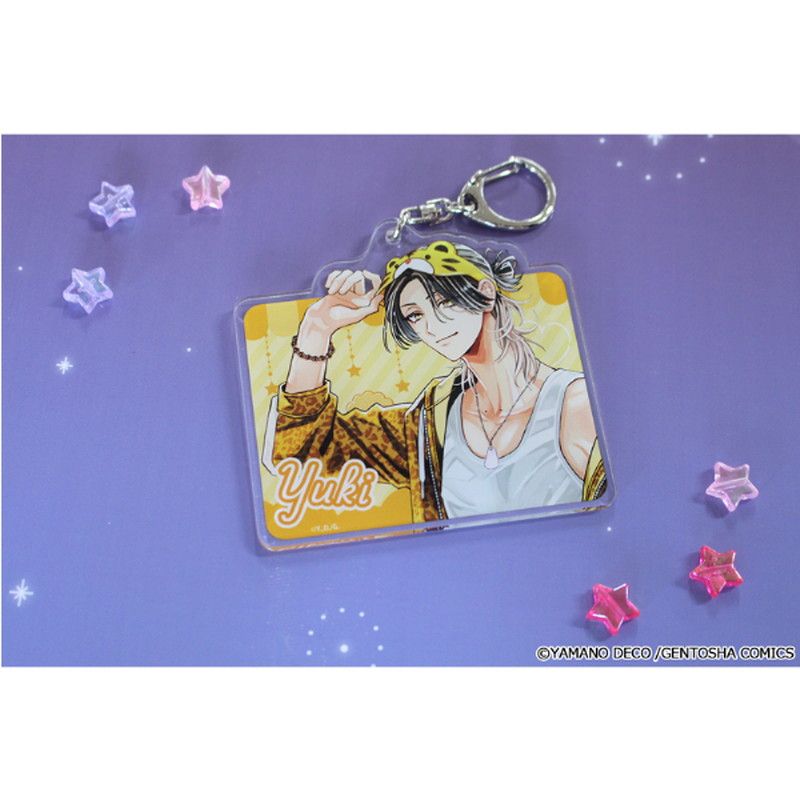 しゅきしゅきMAXハート 山野でこ先生 描き下ろし アクリルキーホルダー【菖蒲 虎幸】パジャマver.