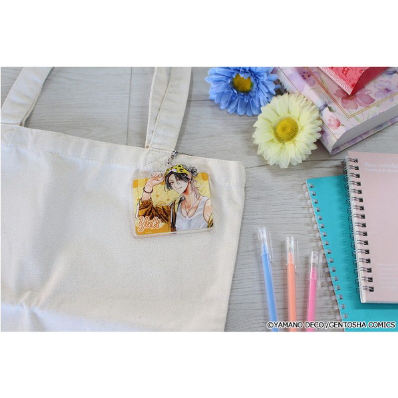 しゅきしゅきMAXハート 山野でこ先生 描き下ろし アクリルキーホルダー【菖蒲 虎幸】パジャマver.