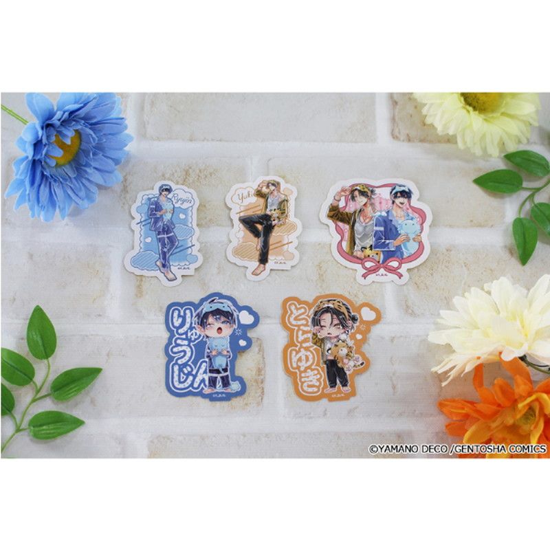 しゅきしゅきMAXハート 山野でこ先生 描き下ろし ステッカーセット パジャマver.