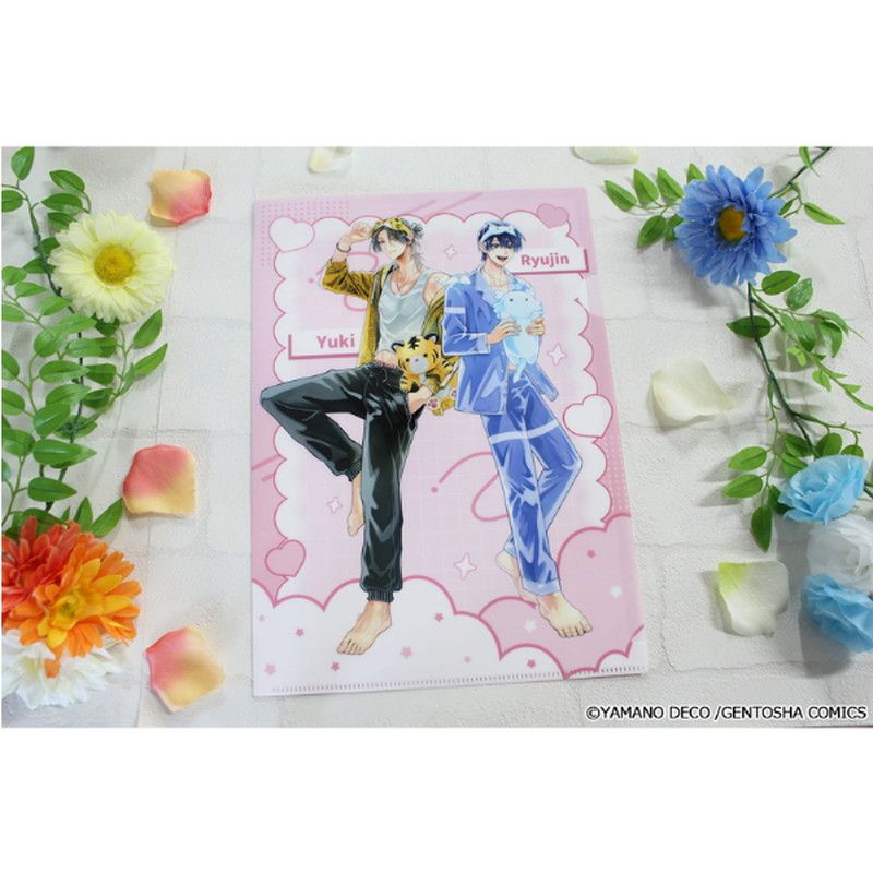 しゅきしゅきMAXハート 山野でこ先生 描き下ろし クリアファイル【A】パジャマver.