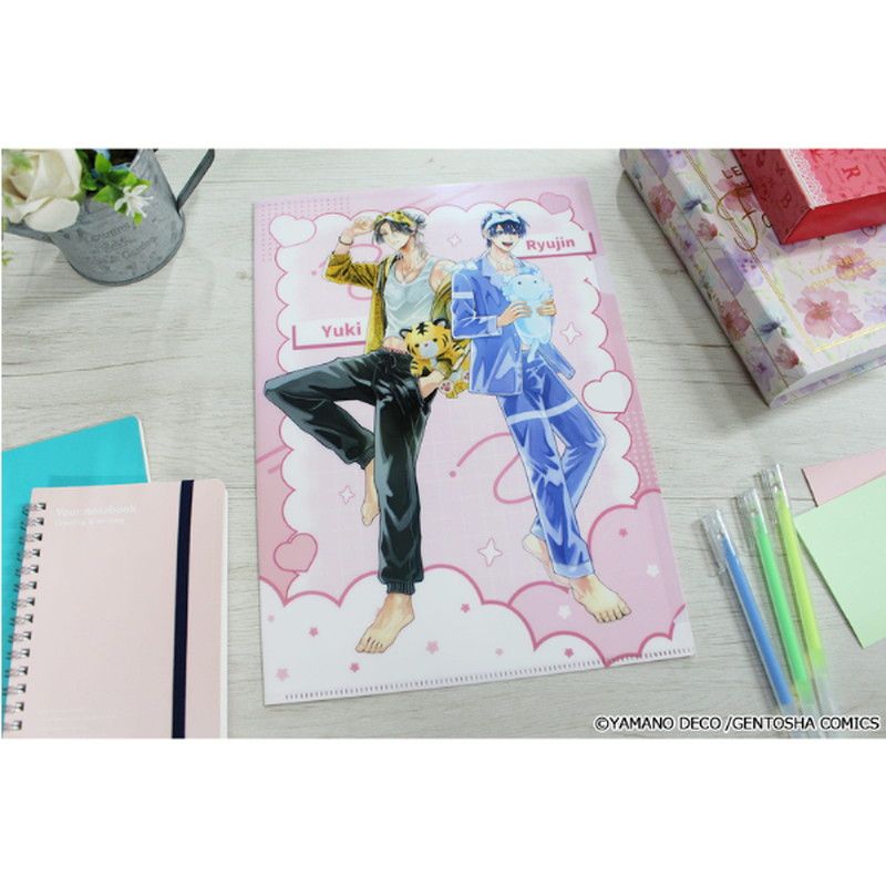 しゅきしゅきMAXハート 山野でこ先生 描き下ろし クリアファイル【A】パジャマver.