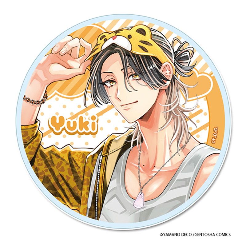 しゅきしゅきMAXハート 山野でこ先生 描き下ろし アクリルコースター【菖蒲 虎幸】パジャマver.