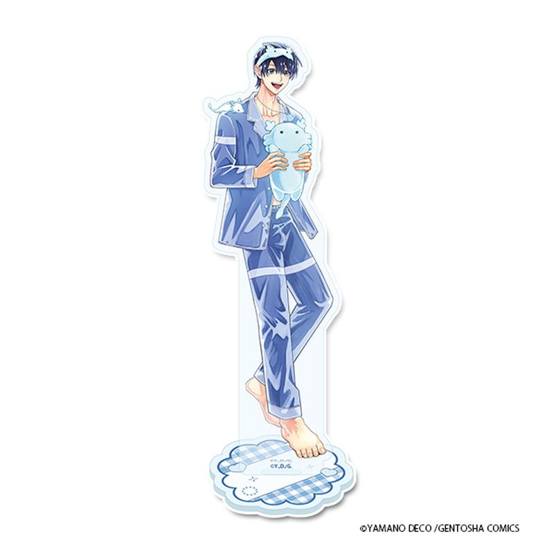 しゅきしゅきMAXハート 山野でこ先生 描き下ろし アクリルスタンド【水走 龍仁】パジャマver.