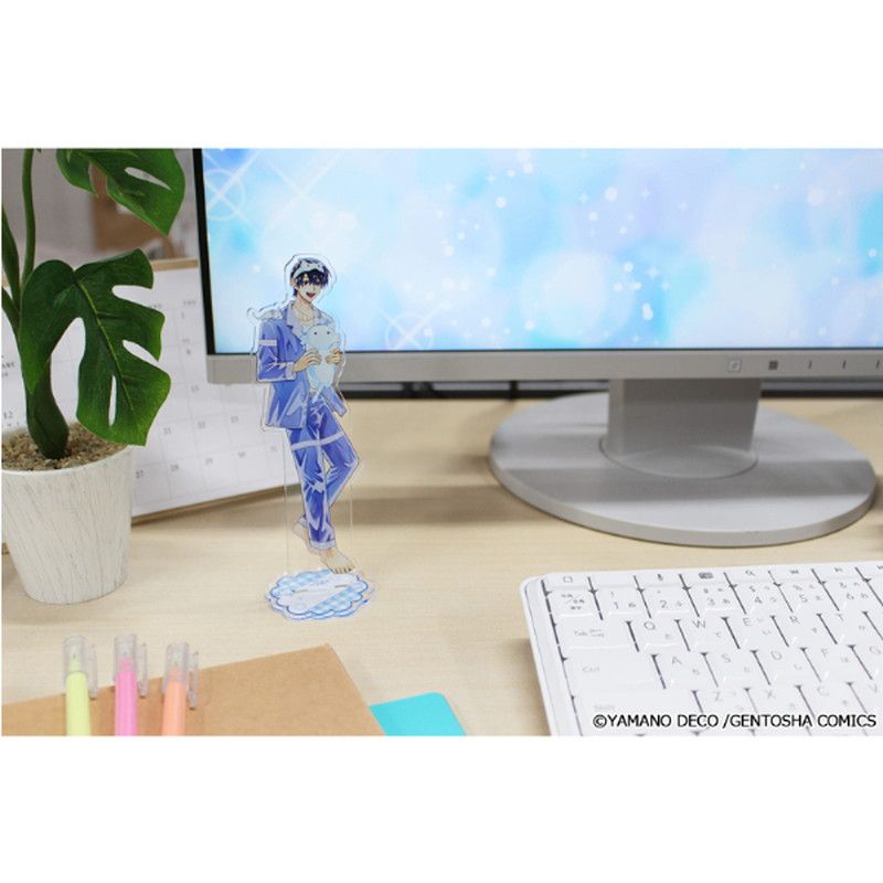 しゅきしゅきMAXハート 山野でこ先生 描き下ろし アクリルスタンド【水走 龍仁】パジャマver.