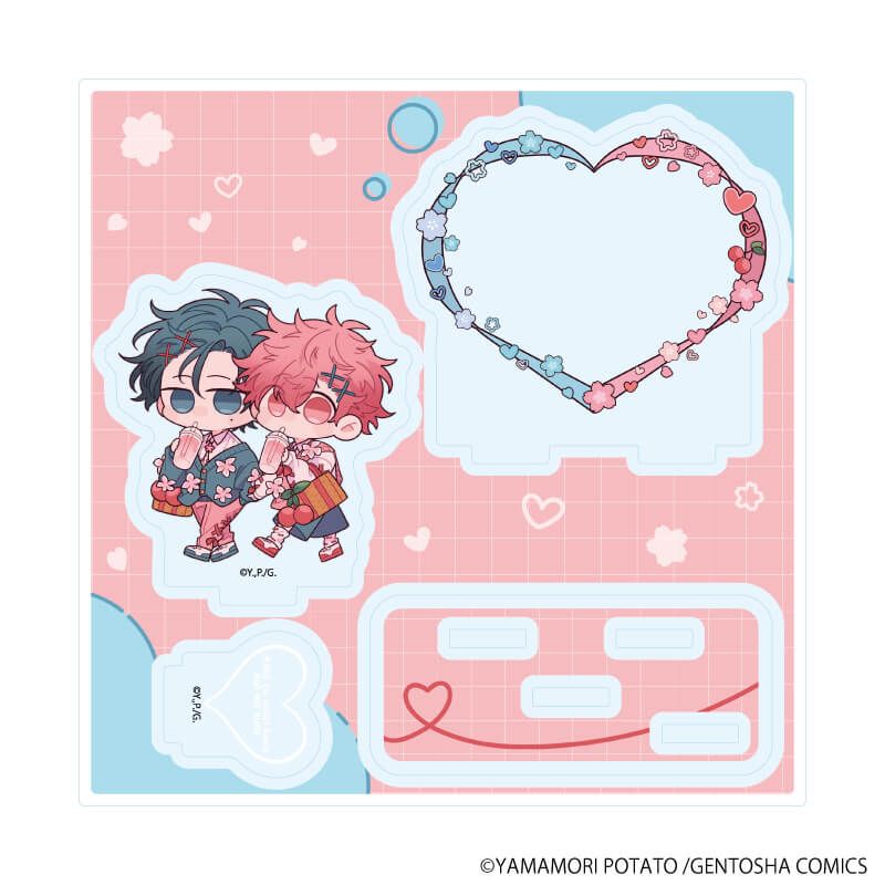 アクリルスタンドプレート「君と耳から恋をする」01/春川&日向(描き下ろしイラスト)