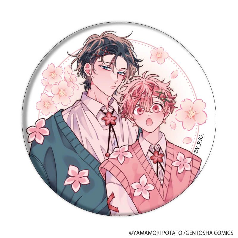 缶バッジ「君と耳から恋をする」01/ブラインド(6種)(公式&描き下ろしイラスト)