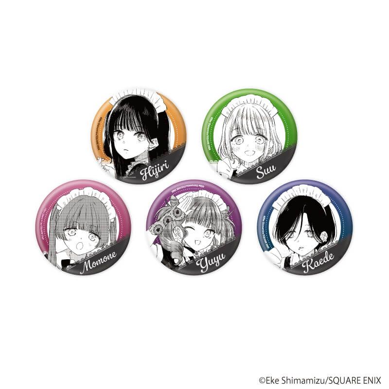 缶バッジ「憧れのメイドさんはタバコが似合う」01/コンプリートセット(全5種)