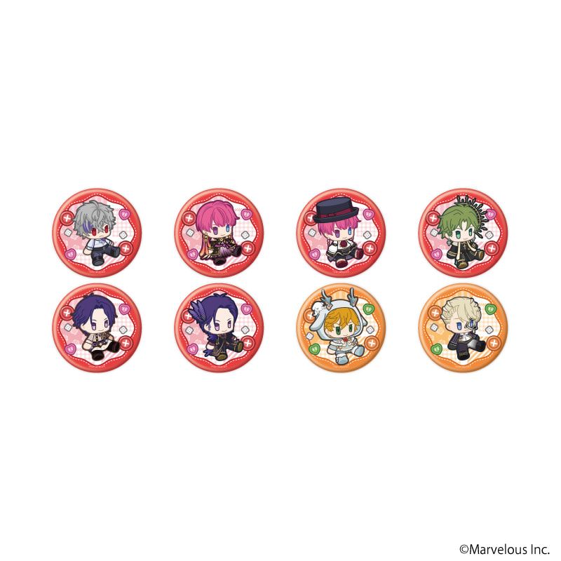 缶バッジ「千銃士:Rhodoknight」55/コンプリートセット(全8種)(公式イラスト)