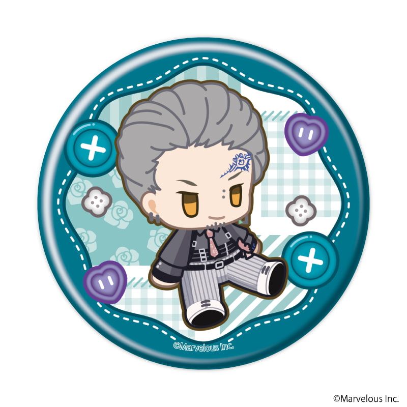 缶バッジ「千銃士:Rhodoknight」57/ブラインド(7種)(公式イラスト)