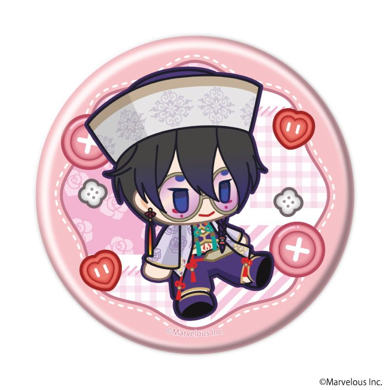 缶バッジ「千銃士:Rhodoknight」57/ブラインド(7種)(公式イラスト)