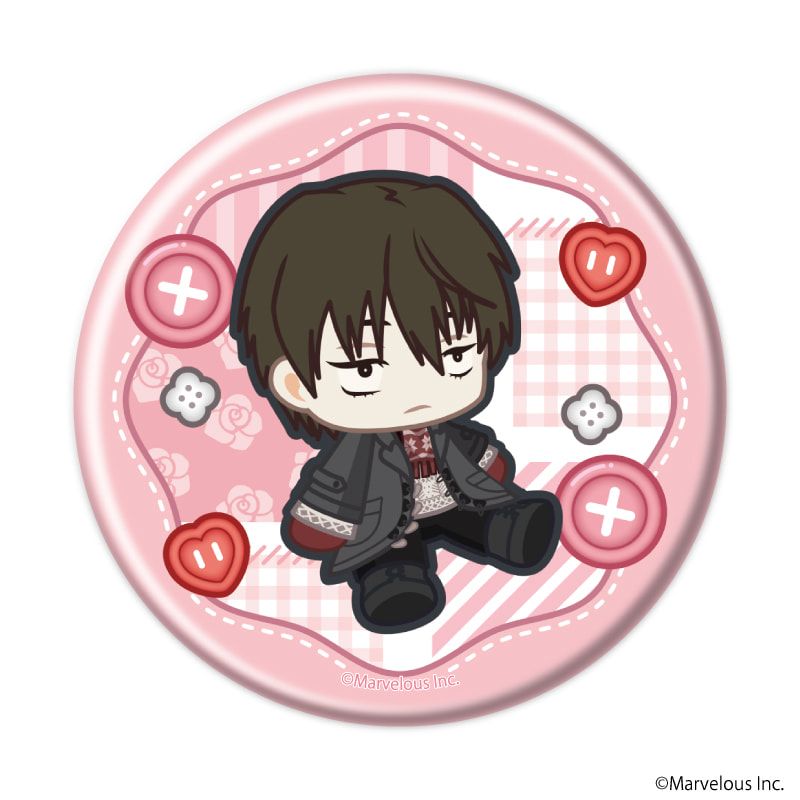 缶バッジ「千銃士:Rhodoknight」57/ブラインド(7種)(公式イラスト)