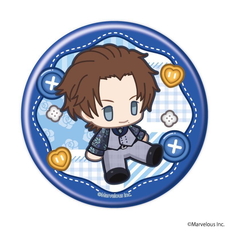 缶バッジ「千銃士:Rhodoknight」56/ブラインド(9種)(公式イラスト)