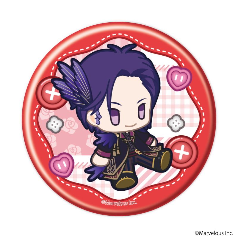 缶バッジ「千銃士:Rhodoknight」55/ブラインド(8種)(公式イラスト)