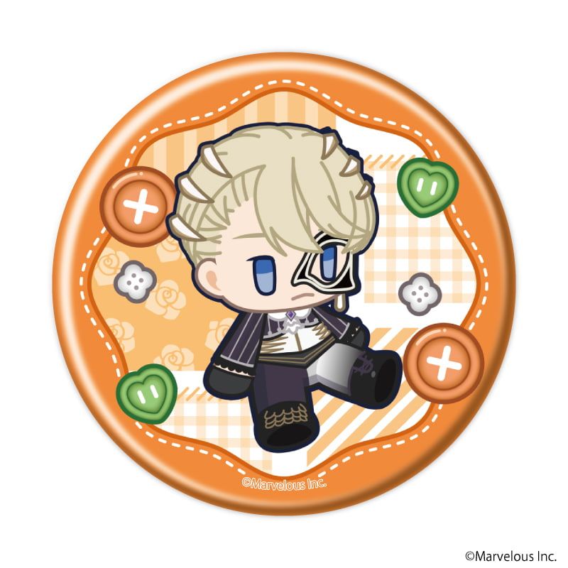 缶バッジ「千銃士:Rhodoknight」55/ブラインド(8種)(公式イラスト)