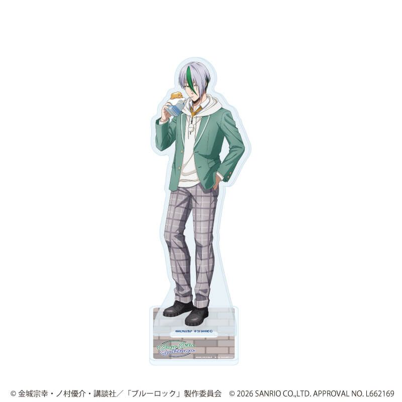 アクリルスタンド「TVアニメ『ブルーロック』×サンリオキャラクターズ」33/乙夜 影汰×ぐでたま(コラボイラスト)