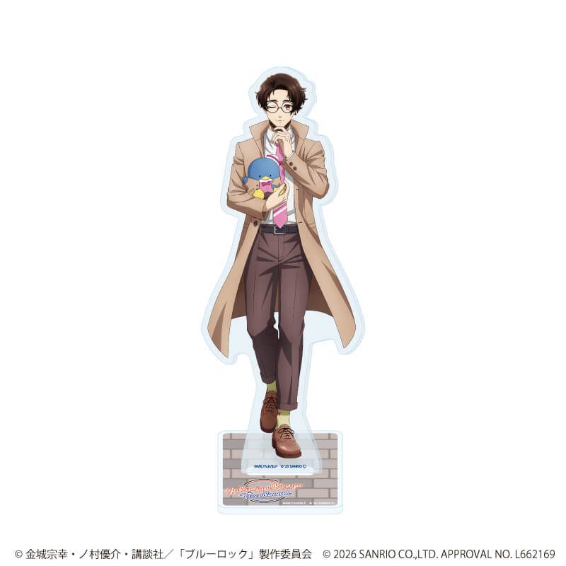 アクリルスタンド「TVアニメ『ブルーロック』×サンリオキャラクターズ」32/雪宮 剣優×タキシードサム(コラボイラスト)