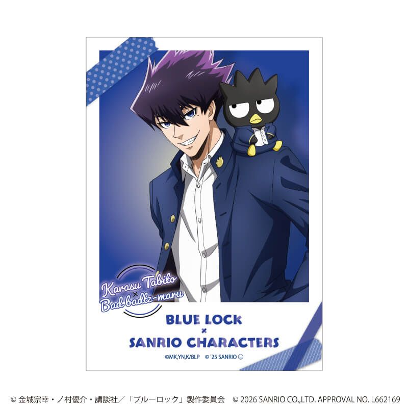 ミニブロマイド「TVアニメ『ブルーロック』×サンリオキャラクターズ」02/コンプリートセット(全10種)(コラボイラスト)
