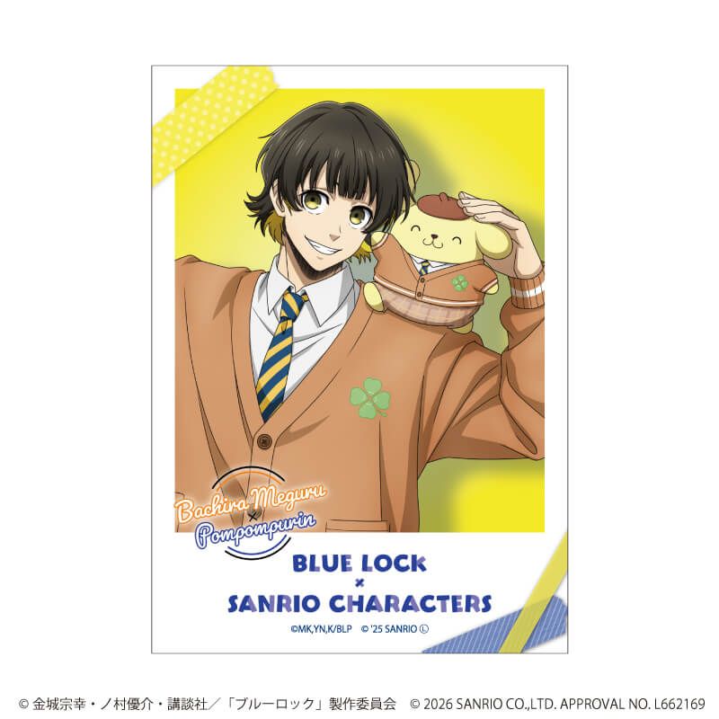 ミニブロマイド「TVアニメ『ブルーロック』×サンリオキャラクターズ」02/コンプリートセット(全10種)(コラボイラスト)