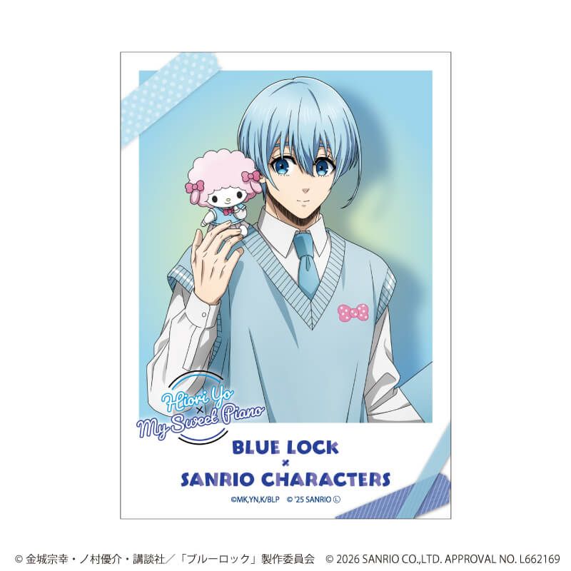 ミニブロマイド「TVアニメ『ブルーロック』×サンリオキャラクターズ」02/コンプリートセット(全10種)(コラボイラスト)