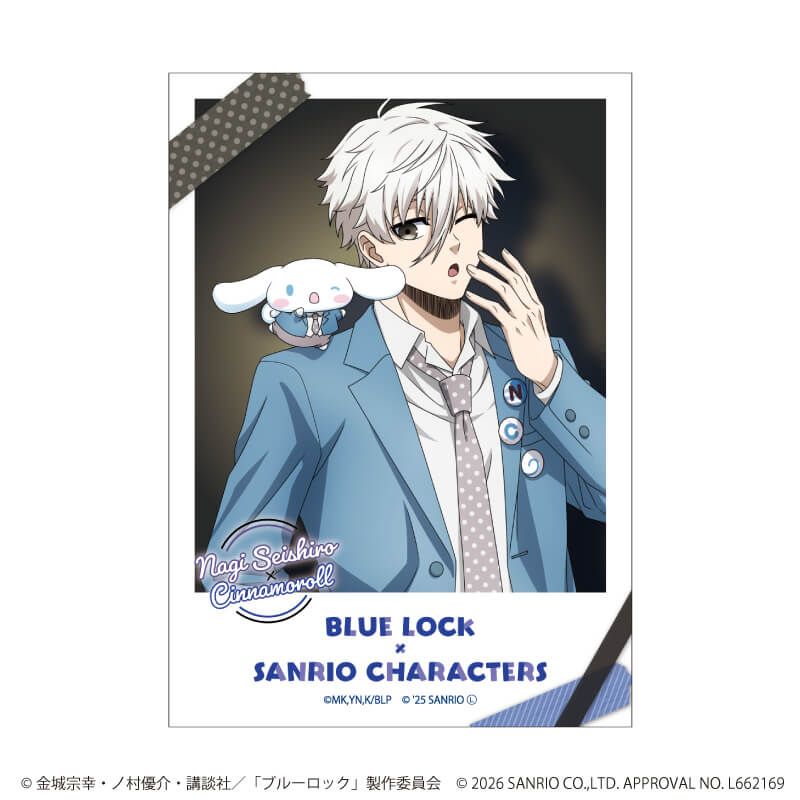 ミニブロマイド「TVアニメ『ブルーロック』×サンリオキャラクターズ」02/ブラインド(10種)(コラボイラスト)