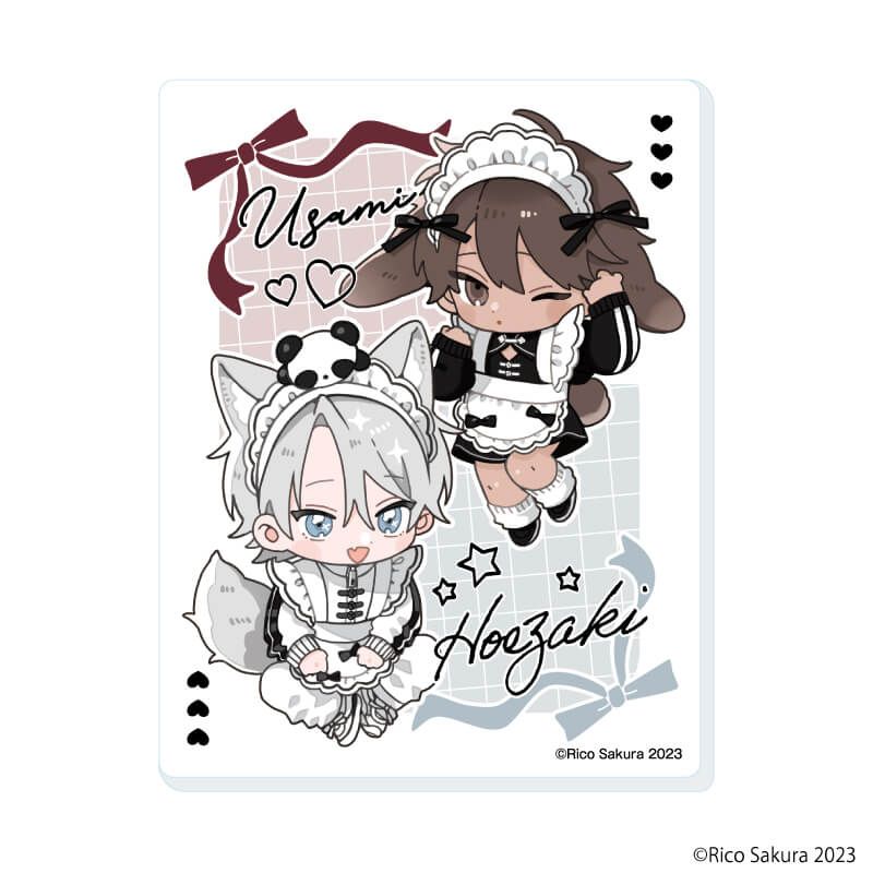 アクリルカード「オオカミくんはゆずらない」01/コンプリートセット(全8種)(描き下ろしイラスト)