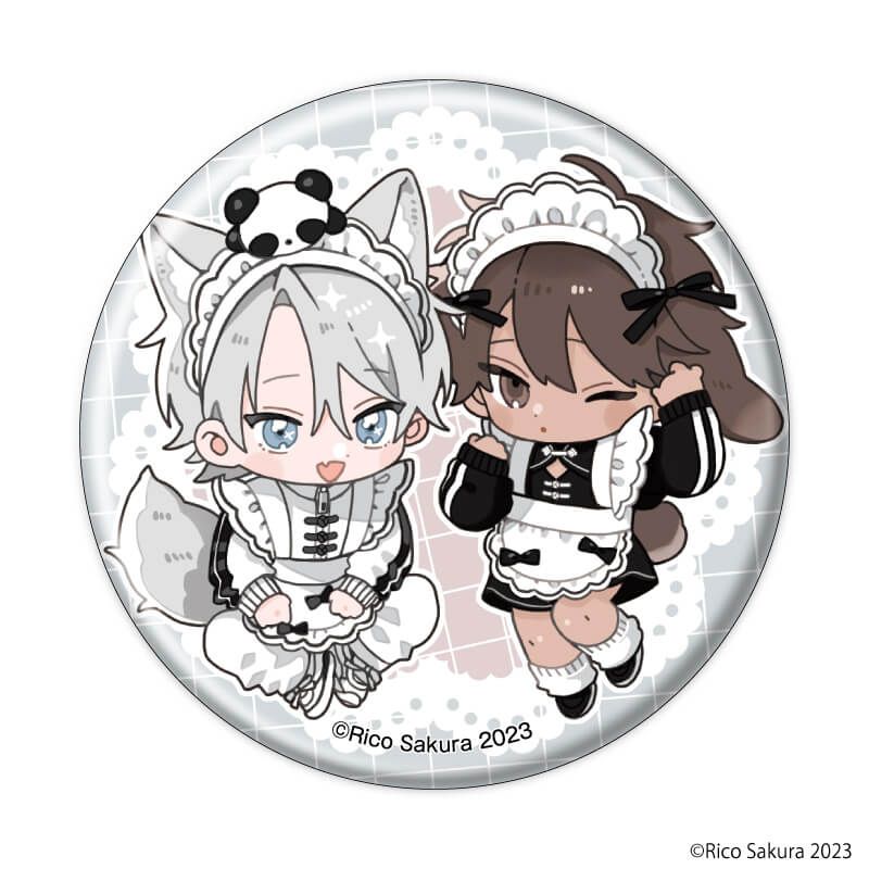 缶バッジ「オオカミくんはゆずらない」01/コンプリートセット(全8種)(描き下ろしイラスト)