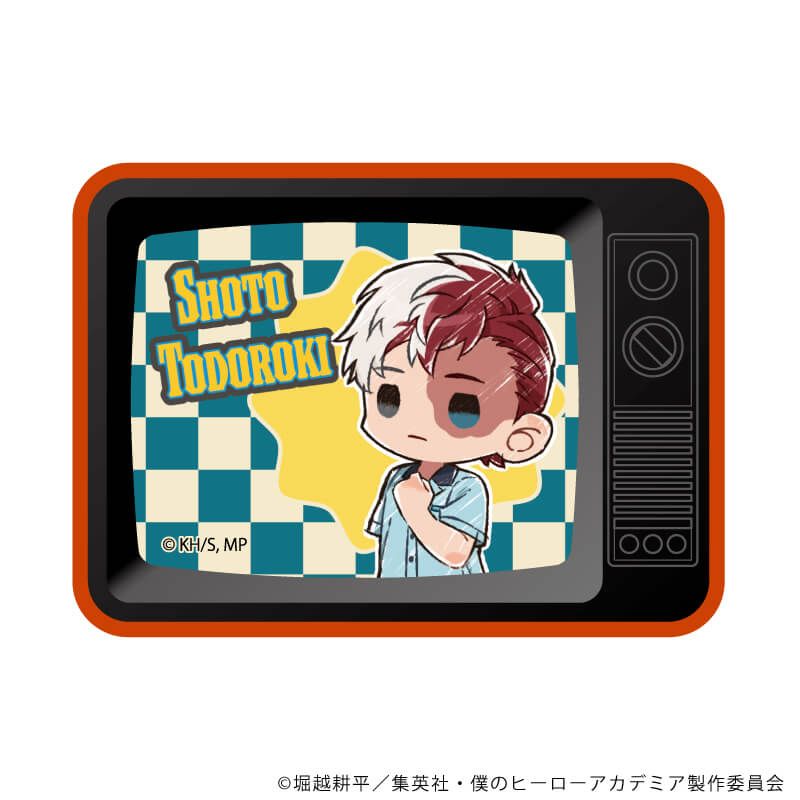 僕のヒーローアカデミア　グラフアート　ＴＶ型マグネット　轟 焦凍　アメリカンレトロVer.