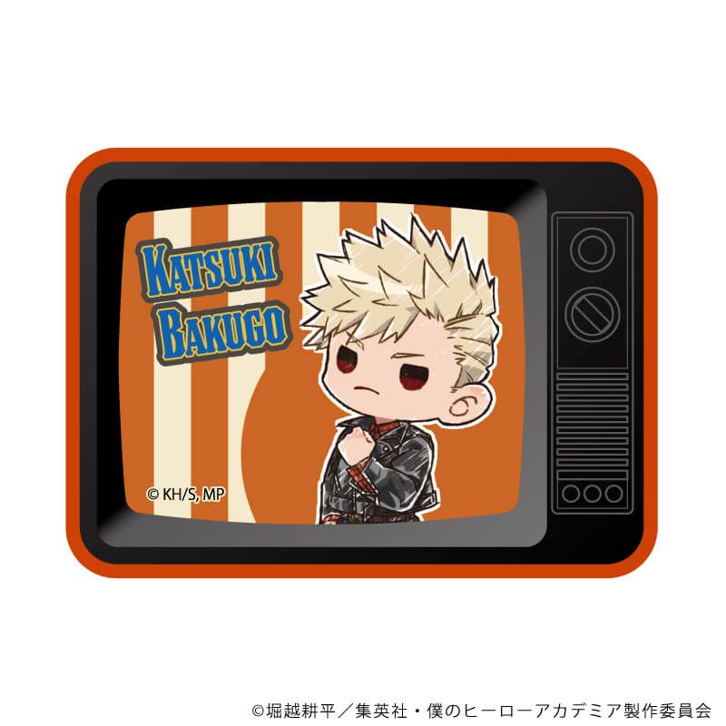 僕のヒーローアカデミア　グラフアート　ＴＶ型マグネット　爆豪勝己　アメリカンレトロVer.