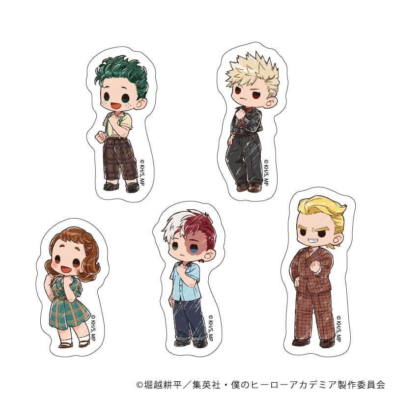 僕のヒーローアカデミア　グラフアート　フレークシール　アメリカンレトロVer.