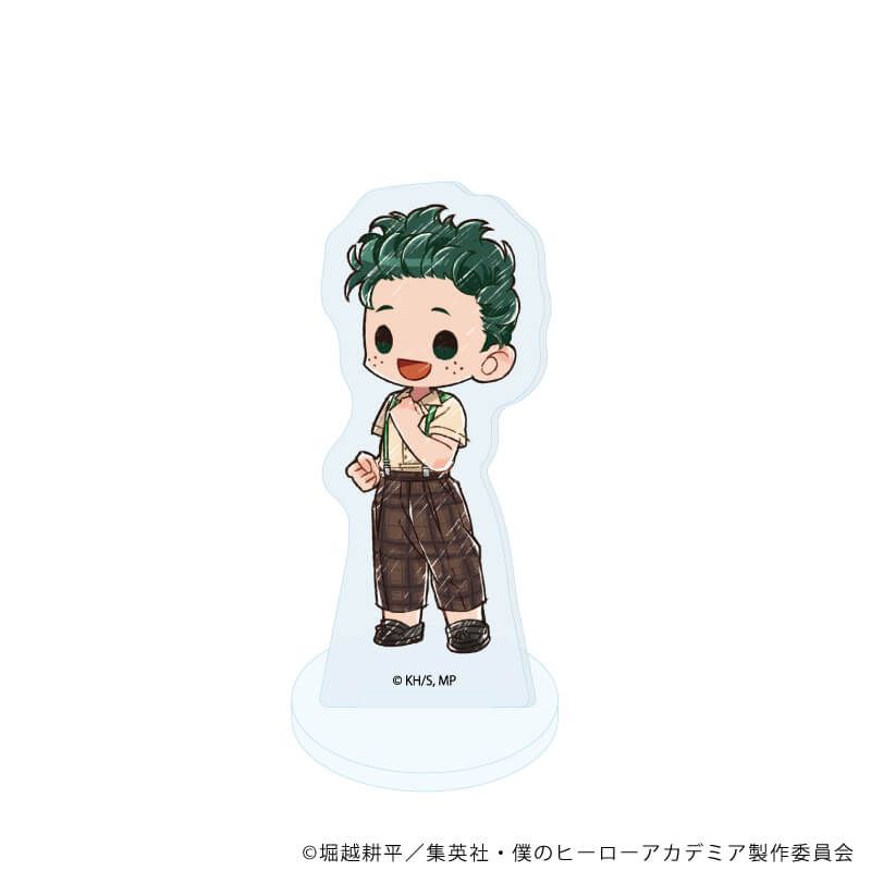 僕のヒーローアカデミア　グラフアート　トレーディングアクリルぷちスタンド　アメリカンレトロVer.　全5種　コンプリートセット