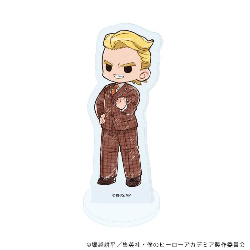 僕のヒーローアカデミア　グラフアート　トレーディングアクリルぷちスタンド　アメリカンレトロVer.　全5種　コンプリートセット