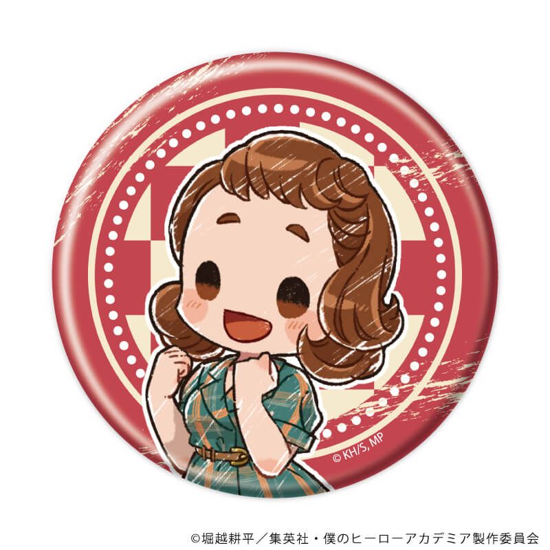 僕のヒーローアカデミア　グラフアート　トレーディング缶バッジ　アメリカンレトロVer.　全5種　コンプリートセット