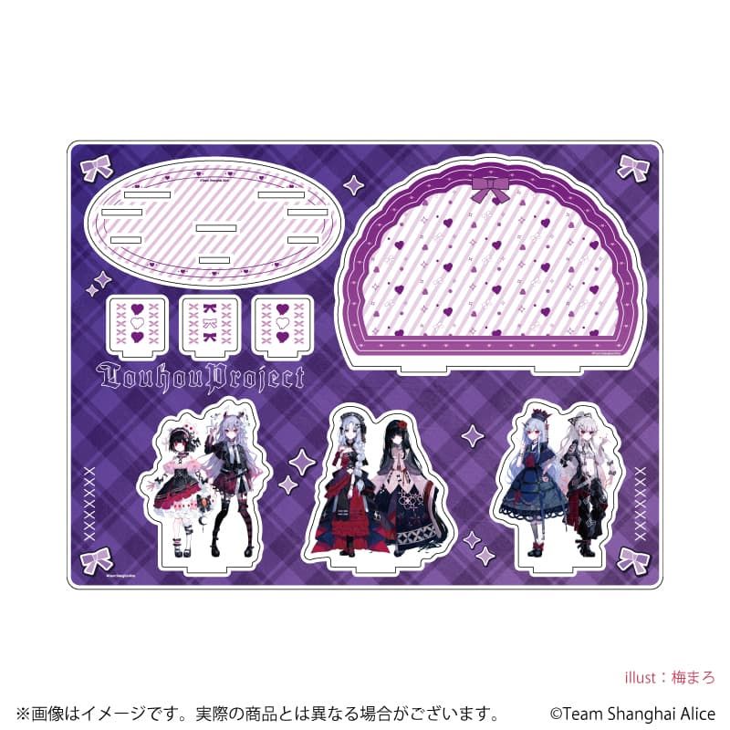 アクリルジオラマ「東方Project」03/集合デザイン 病みかわいいver.(描き起こしイラスト)