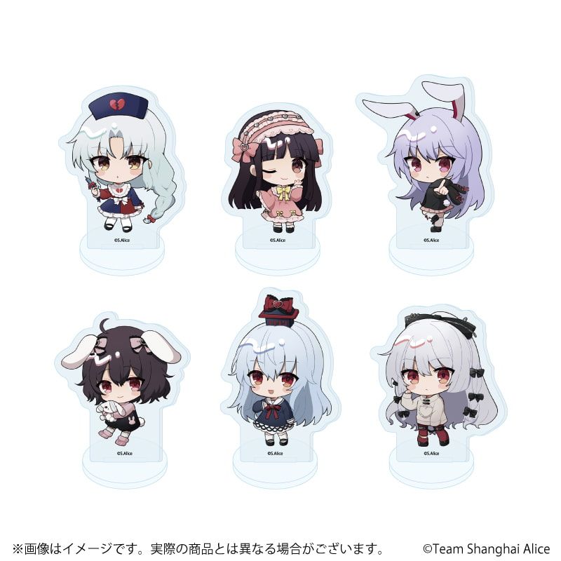 アクリルぷちスタンド「東方Project」03/病みかわいいver. ブラインド(6種)(ミニキャライラスト)