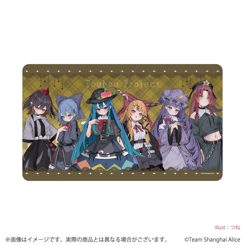 プレミアム マルチラバーマット「東方Project」04/集合デザイン 病みかわいいver.(描き起こしイラスト)