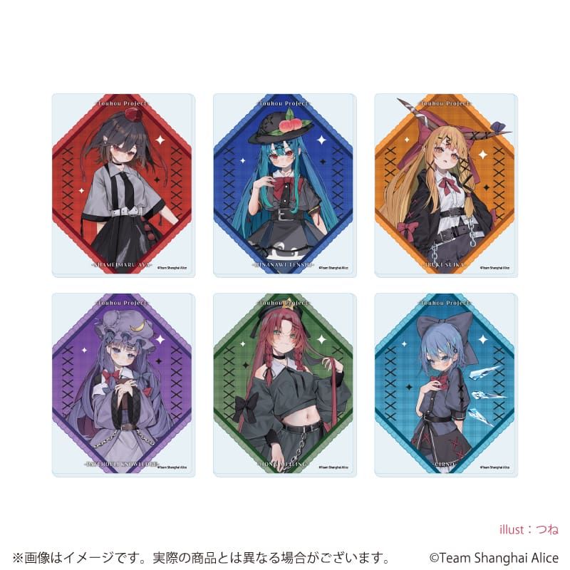 アクリルカード「東方Project」04/病みかわいいver. コンプリートセット(全6種)(描き起こしイラスト)