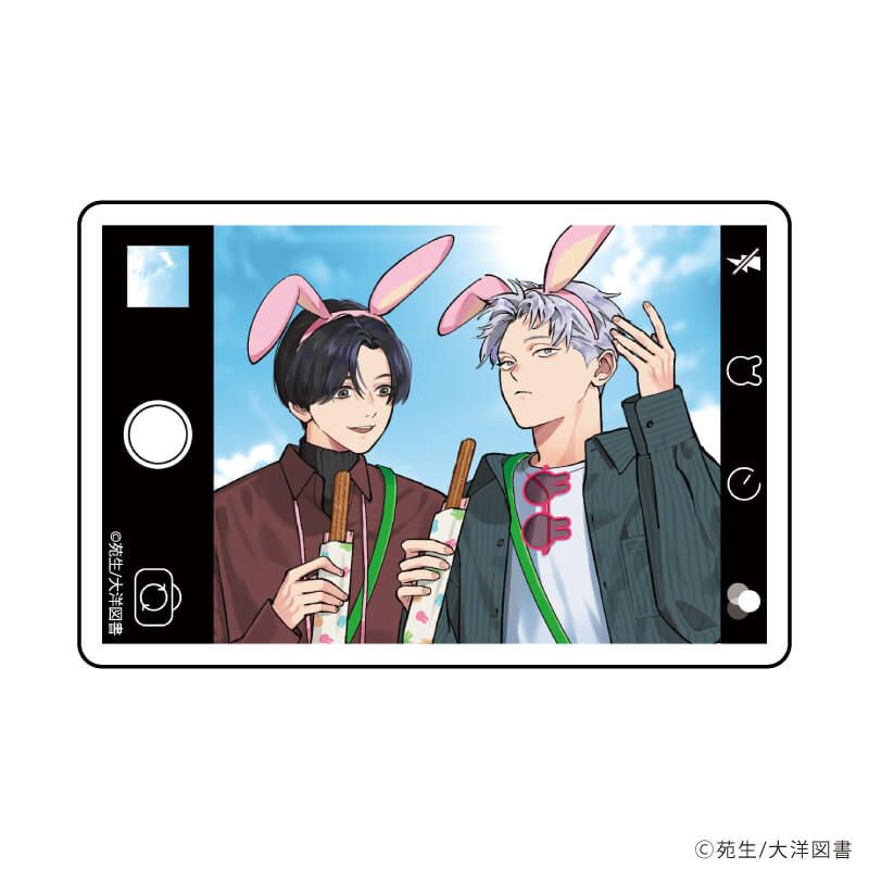 ダイカットステッカー「兎の森」01/志井洵太＆弓永環 遊園地Ver.(描き下ろしイラスト)